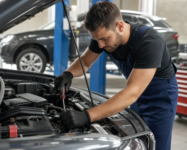 Lengvųjų automobilių, mikroautobusų, visureigių remontas ir priežiūra